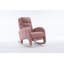 Chaise berçante en tissu avec repose-pieds Teddy-199263664