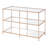 Florentine 42'' Glass Top Console Table-1346936078