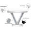 Amla 100cm W Mirrored Console Table With Crystal Accents