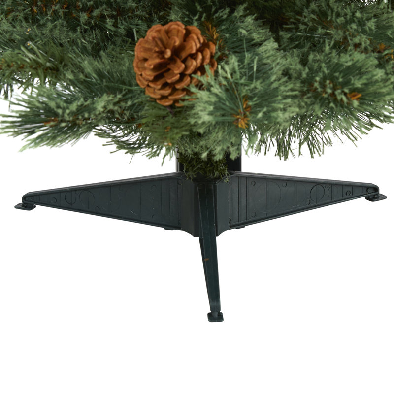 36' H Lighted Artificial Christmas Tree