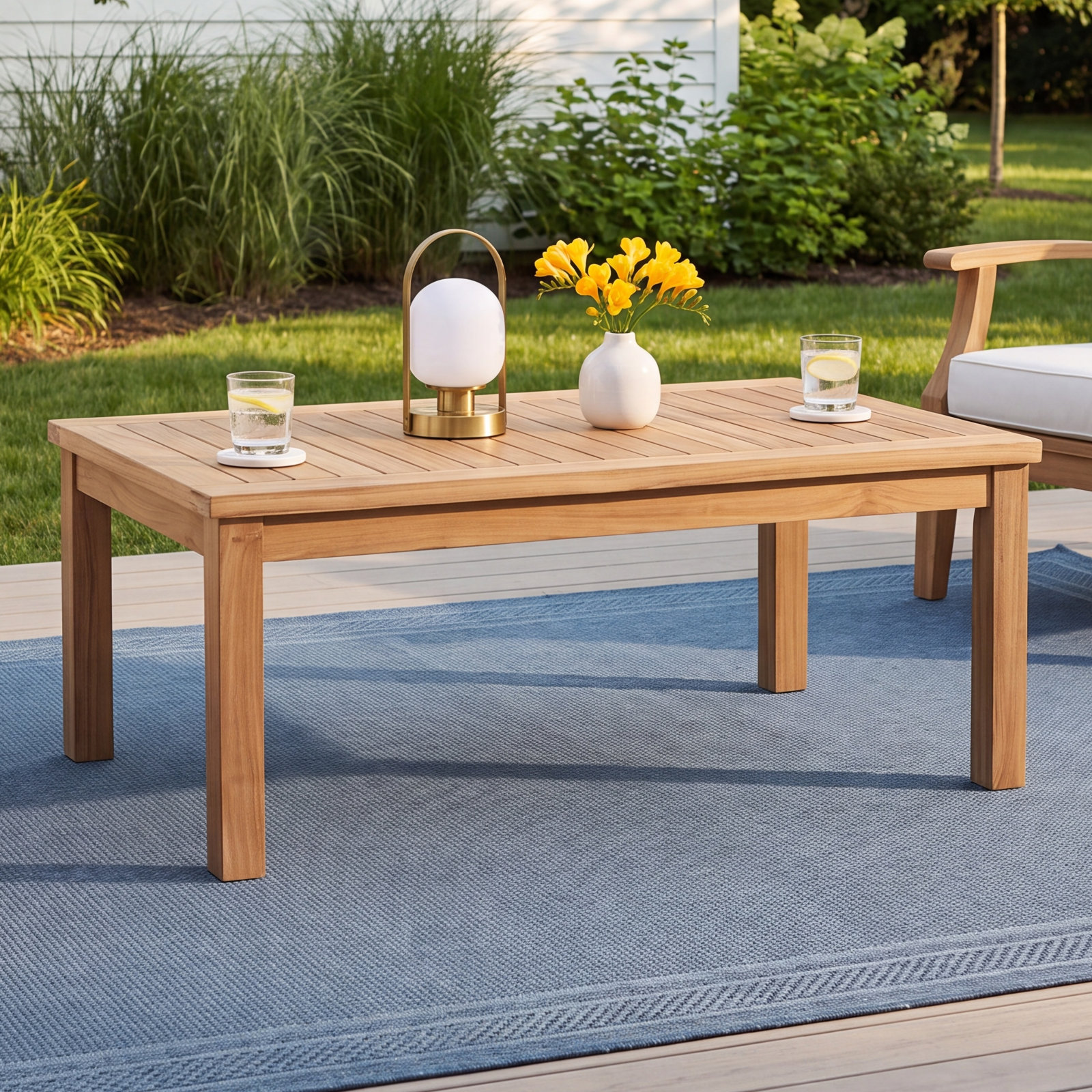 Winslow 39.5'' Teak Outdoor Coffee Table