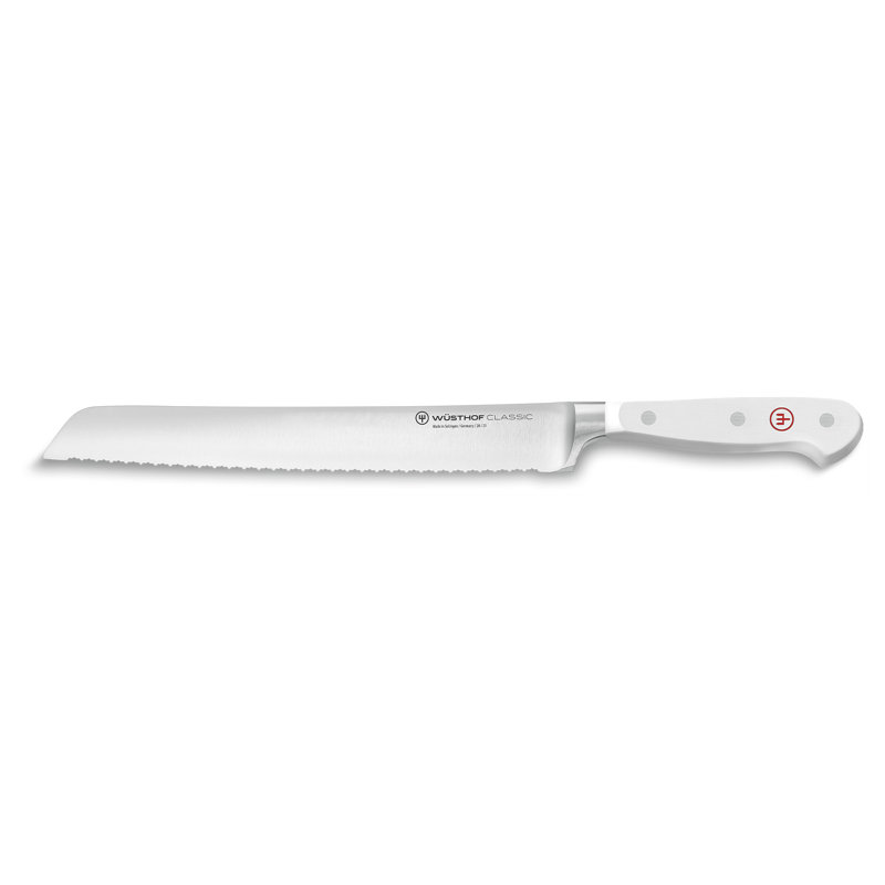 WÜSTHOF Classic White 9" Double Serrated Bread Knife