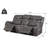 Edder Upholstered Vegan Leather Power Reclining Sofa With USB Port-377636073
