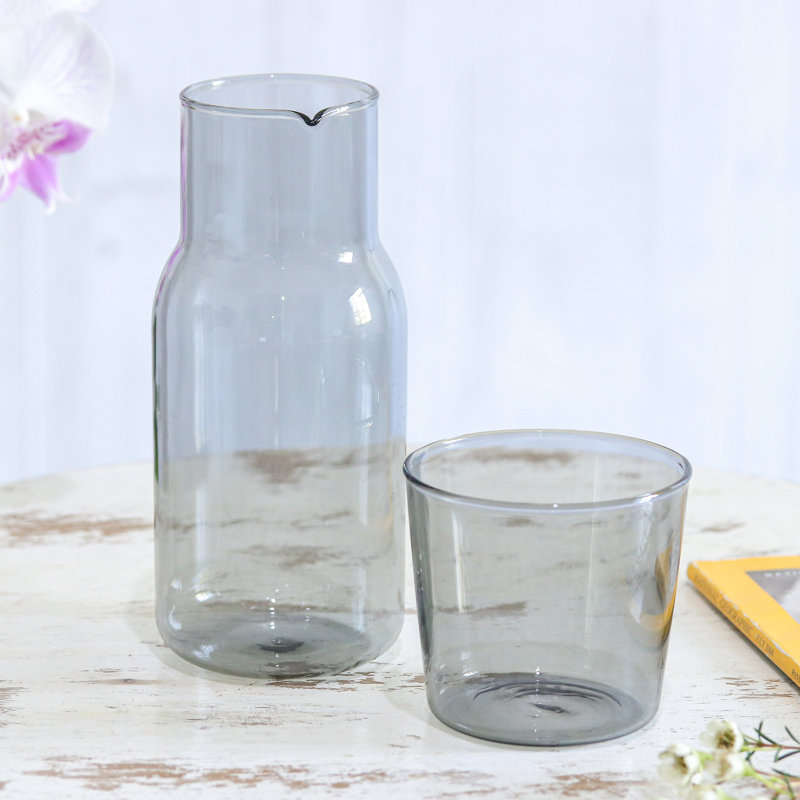 Ivy Bronx Handmade Misty Elixir Handblown Carafe Set