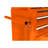 Orange Tool Cabinet With 8 Drawers And Movable High Wear Resistance Storage --1339956101