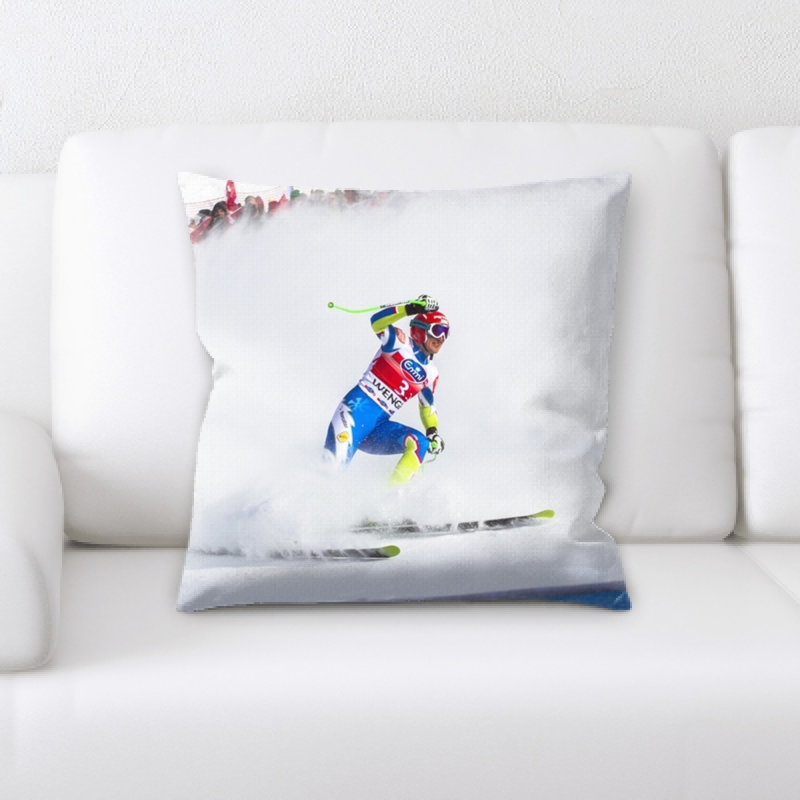 Microsuede Reversible Throw Pillow