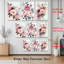 «Blush Pink Floral Bouquet», reproduction d'art sur toile tendue sur toile (ensemble de 3)-118095923