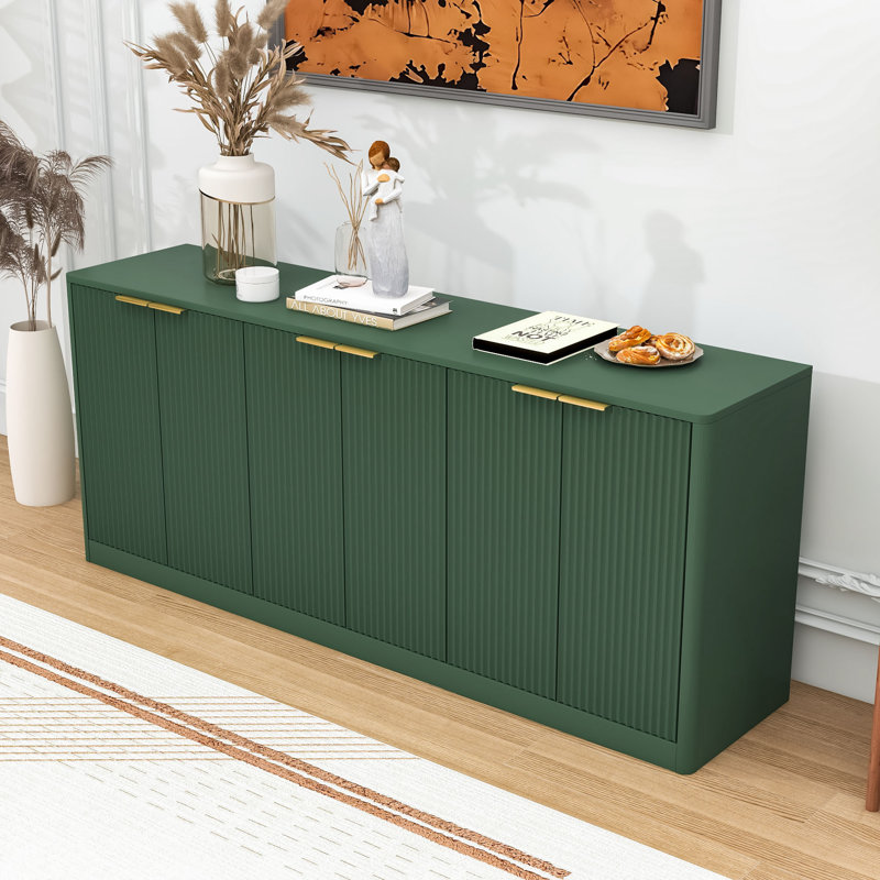 Armoire de rangement Wave - Buffet durable, Vert