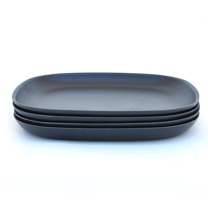 EKOBO Bamboo Dinner Plate, Black