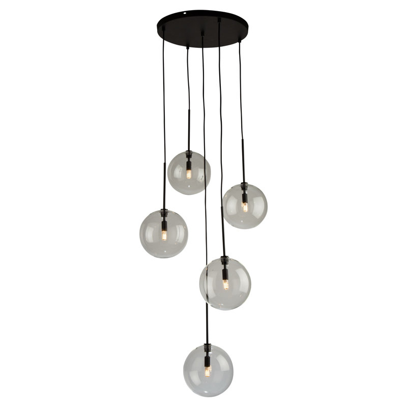 5 - Light Black Single Pendant