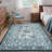 Leaves Floral Machine Washable Area Rug with Rubber Backing for Living Room Modern Non-Slip Dining Room Rug Non-Shedding Rugs for Bedroom-1734437655