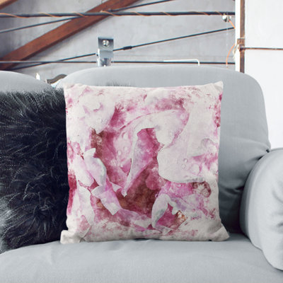 Floral Square Throw Cushion