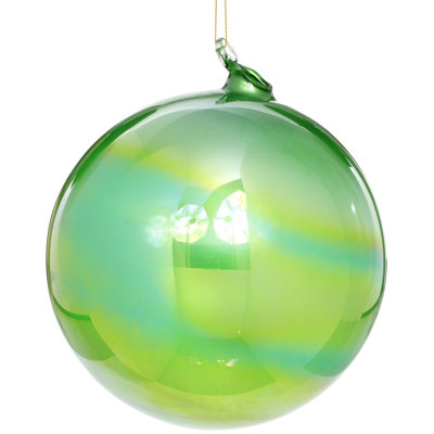 Luster Ball Ornament, Large - 6 Inches Set Of 4