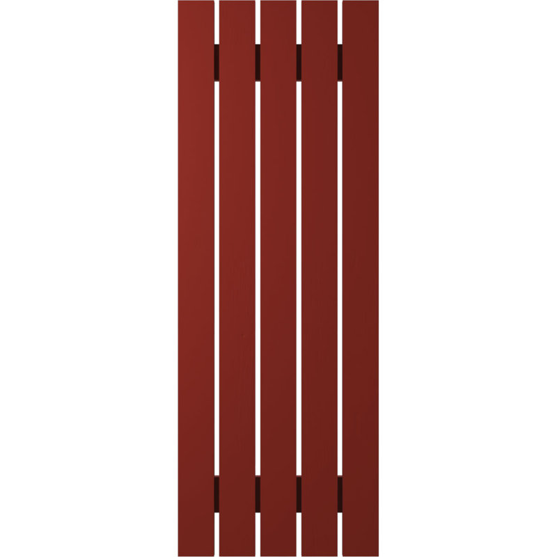 Volets de planche-n-lattes (par paire) Americraft (2 lattes), Poivre rouge, 19 1/2", 75"