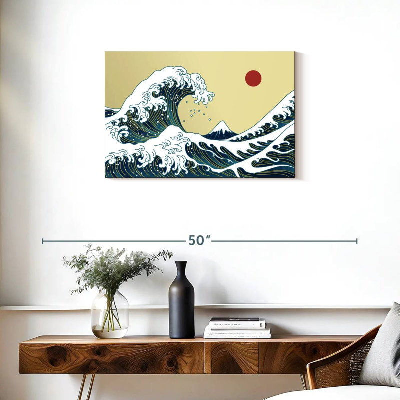 Gillard Great Wave Off Kanagawa, 20" H x 30" W