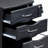 Rolling Office Storage Cabinet with Drawers