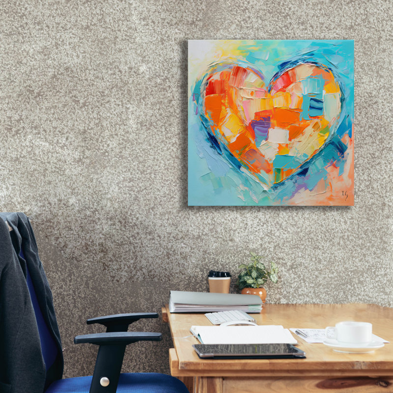 «Colours of Emotion» d'Ivan Guaderrama, H 26 po x l 26 po x P 1,5 po