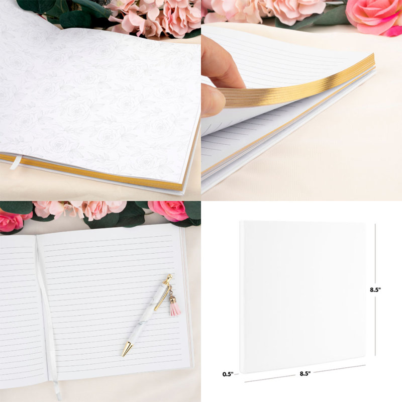 Livre d'or de mariage d'automne personnalisé