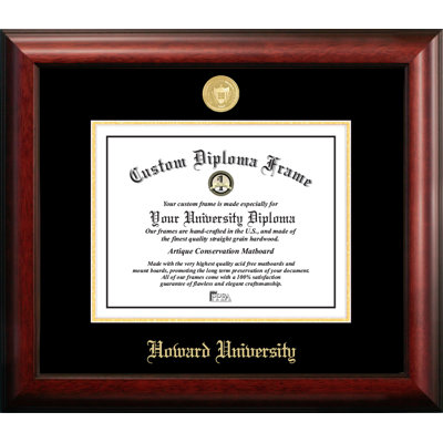 Cadre photo diplôme en relief university Howard