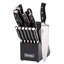 Viking 14 Piece German Steel Cutlery Block Set with Black Block
