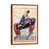 Classic Brown Wood Floater Framed