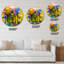 Paysage coloré impressionniste IV - horloge murale moderne-60328386