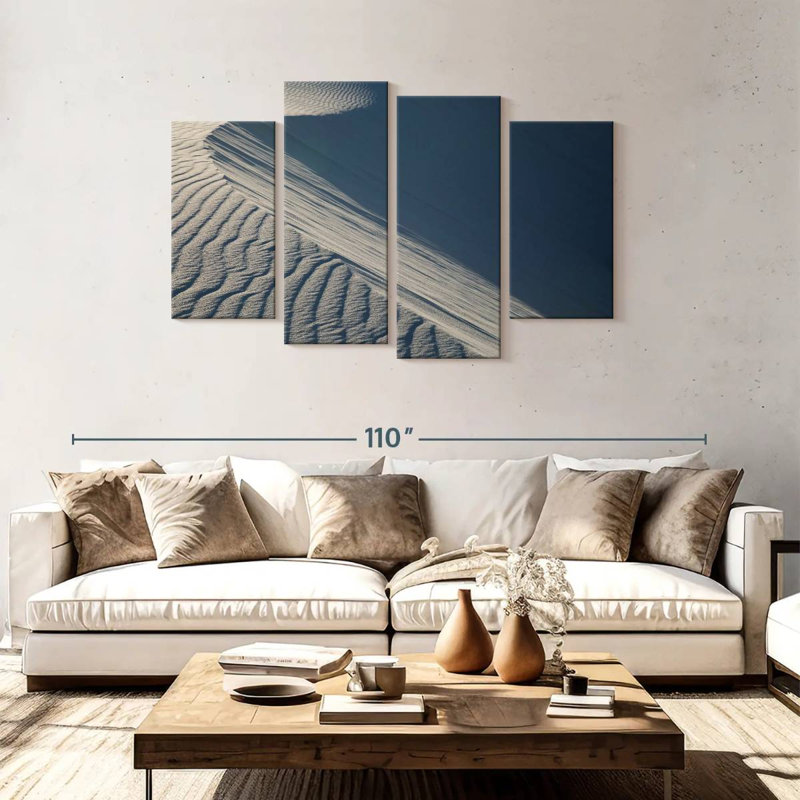 Ombre de dune de sable Alvord, H 48 po x l 75 po