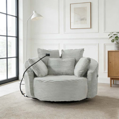 360° Swivel Chair Accent Barrel Chair