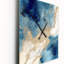 Horloges murales bleues et dorées - Fractales-330523926