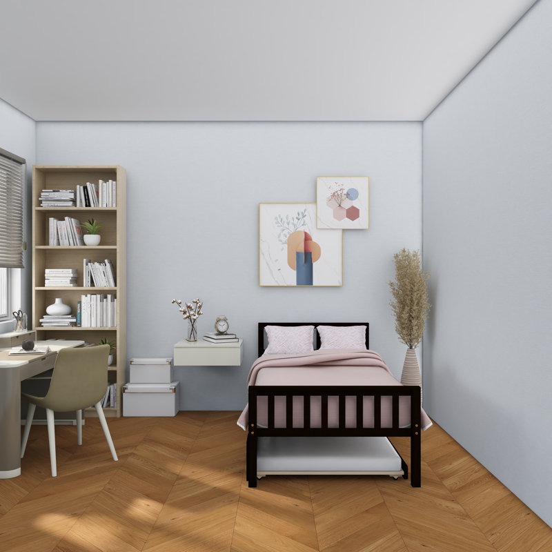 Aneira Solid Wood Storage Bed, Espresso