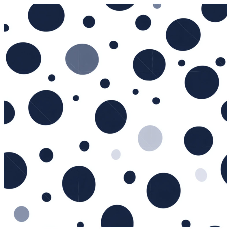 Polka Dots Throw Pillow, Pattern Double Sided Pillows, 18 x 18 inches