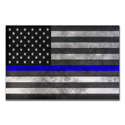 " Thin Blue Line Flag "
