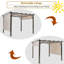 Auvent de remplacement beige pour pergola