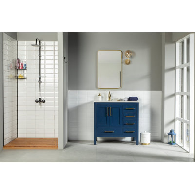 Avery 36" Vanity with Integrated Porcelain Sink
