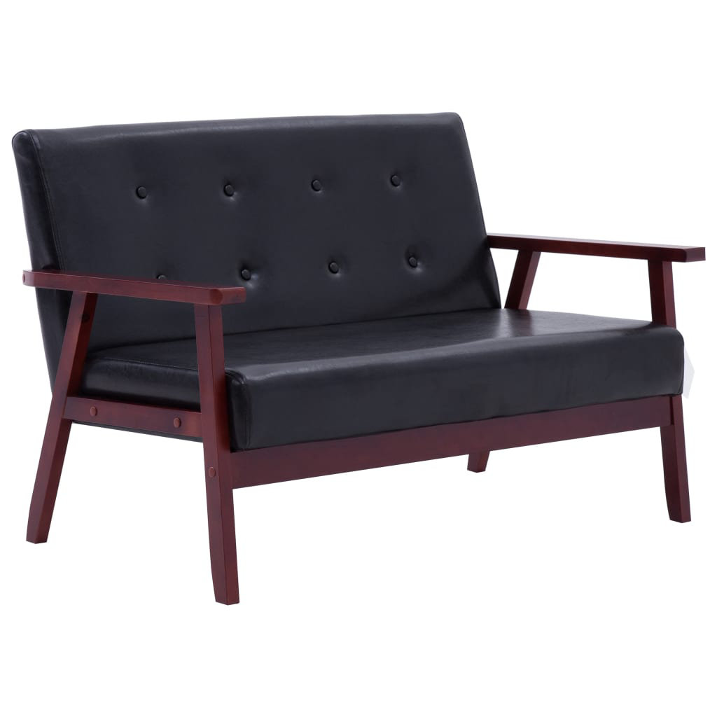 2-Sitzer Sofa Kohliem aus Kunstleder