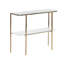 Rachida 100cm Glass Top Console Table-71098816