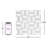 Gothic 10" x 10" Geometric Pattern Porcelain Floor and Wall Tile-118136648