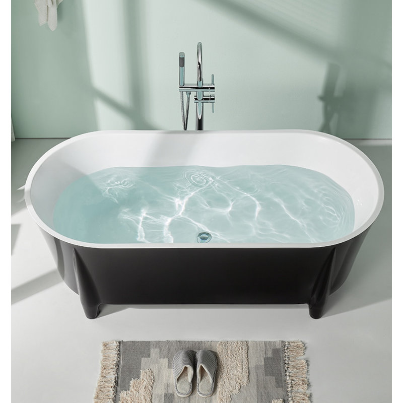 Baignoire de style européen moderne et simple, Noir