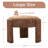 Modern Unique Design 20.5" W Polyester Upholstered Ottoman -1523944470