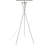 Tripod Sliver Modern Floor Lamp with Foot Switch