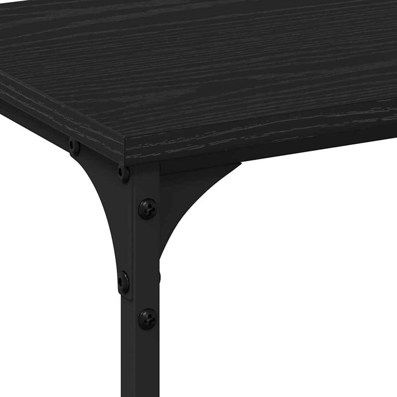 Console Table, Black Oak