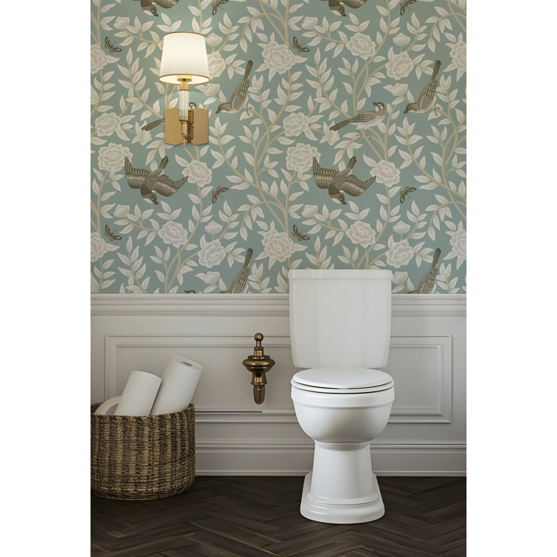 Papier peint floral et oiseaux Botanical Bird