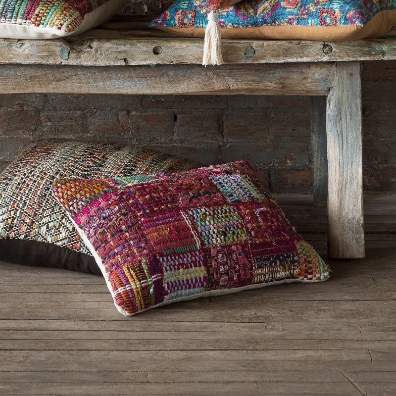 Coussin décoratif, Polyester / bourre en polyester, 13 po x 21 po
