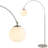 Wistrup 71'' Nickel Arched Floor Lamp