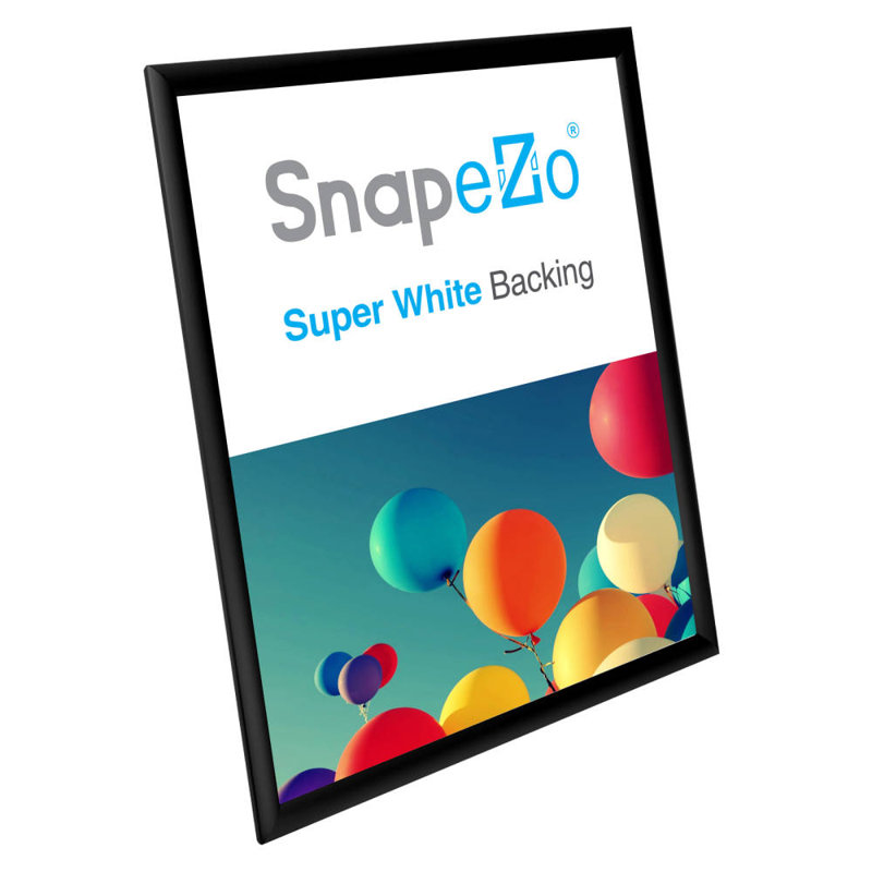 Cadre en aluminium Snapezo Snap Frame, 18 po x 24 po, Noir