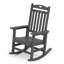 Chaise berçante d'extérieur en plastique surdimensionnée toutes saisons Adirondack-117802447