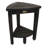 Mod Teak Curvilinear Corner Shower Bench With Shelf-2011337354-2011337353