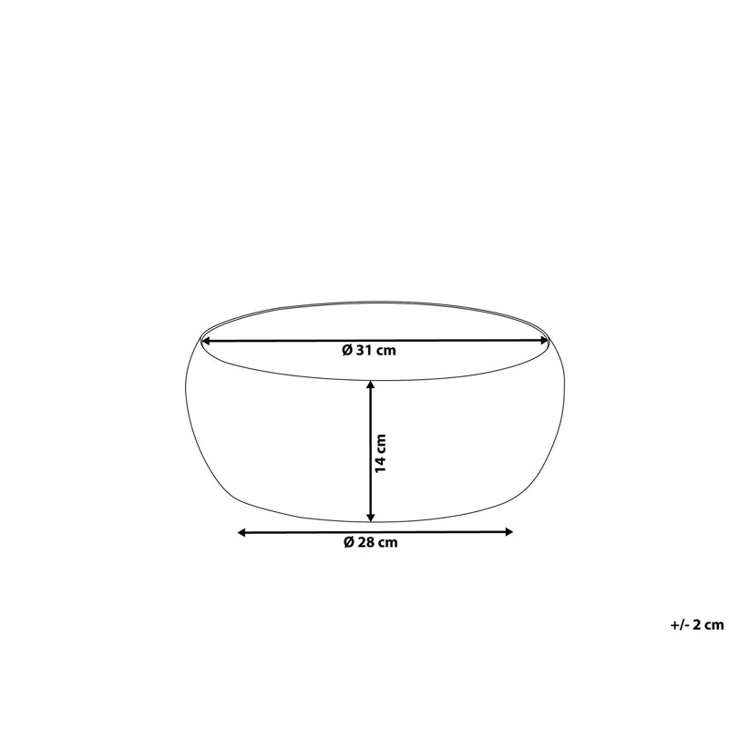Alberton Metal Decorative Bowl