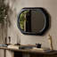 Brystol Wall Mirror-Black Antique