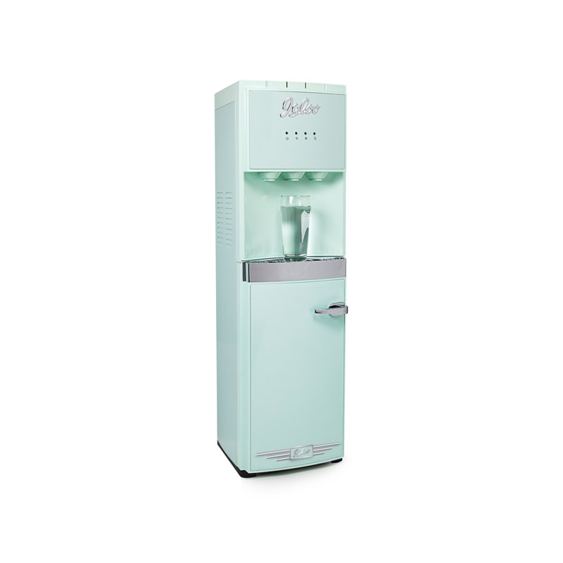 Igloo Retro Hot, Cold & Room Temperature Bottom-load Water Dispenser, Aqua, Aqua